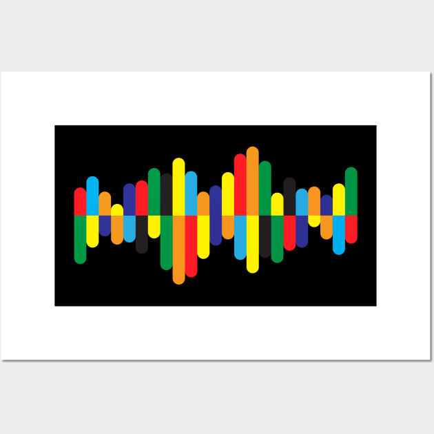 Colorful Column Chart Wall Art by umarhahn
